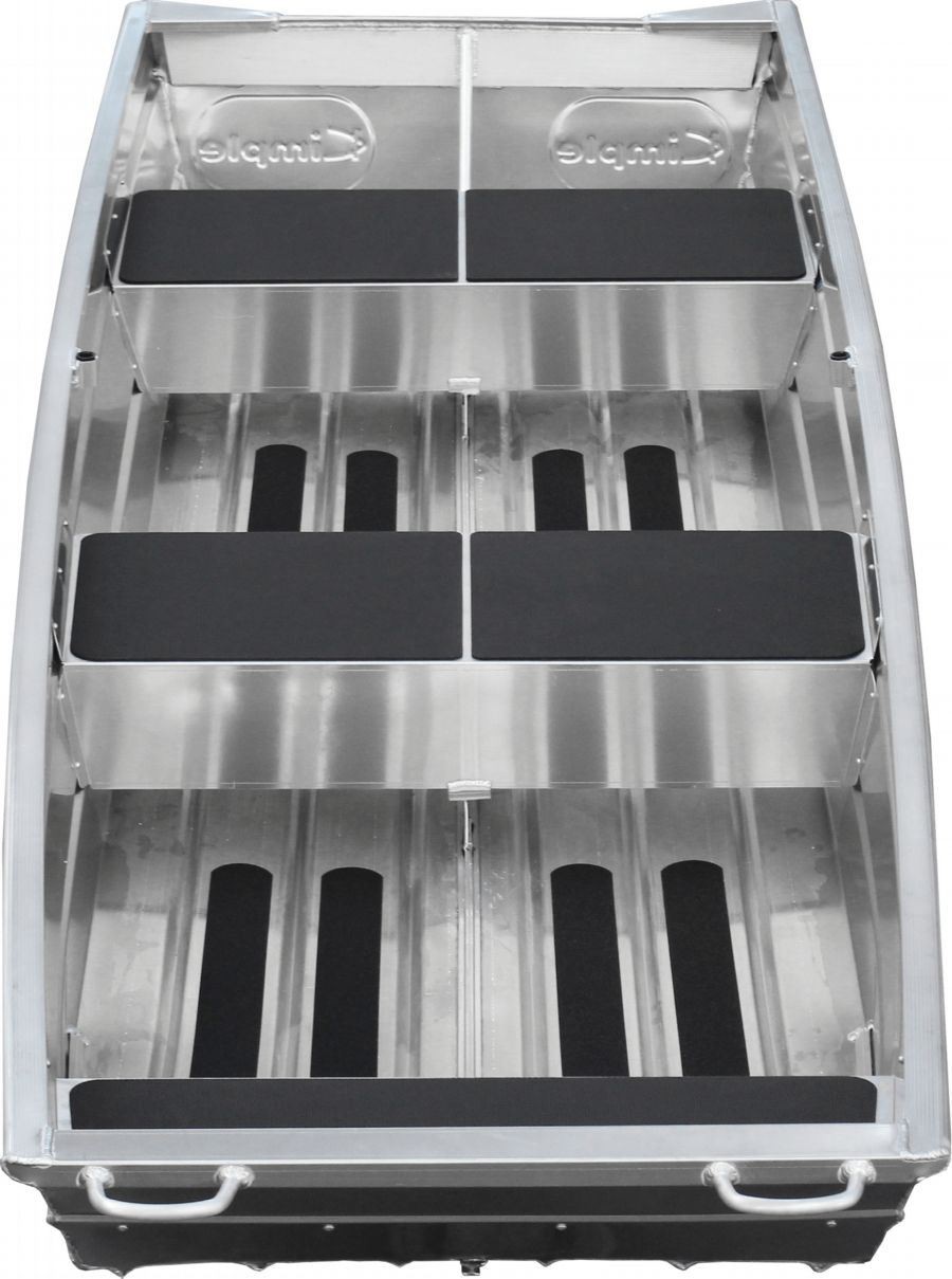 12 ft Aluminum Flat Bottomed Boat Front view
