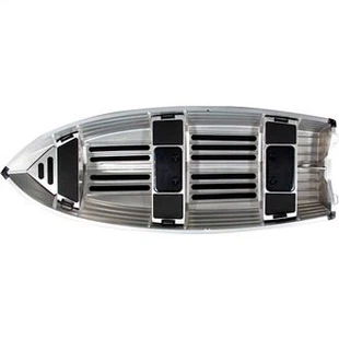 Barca da pesca in alluminio da 15 piedi