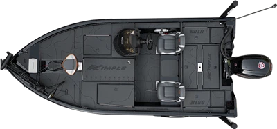 Bass Boat in alluminio da 16 piedi